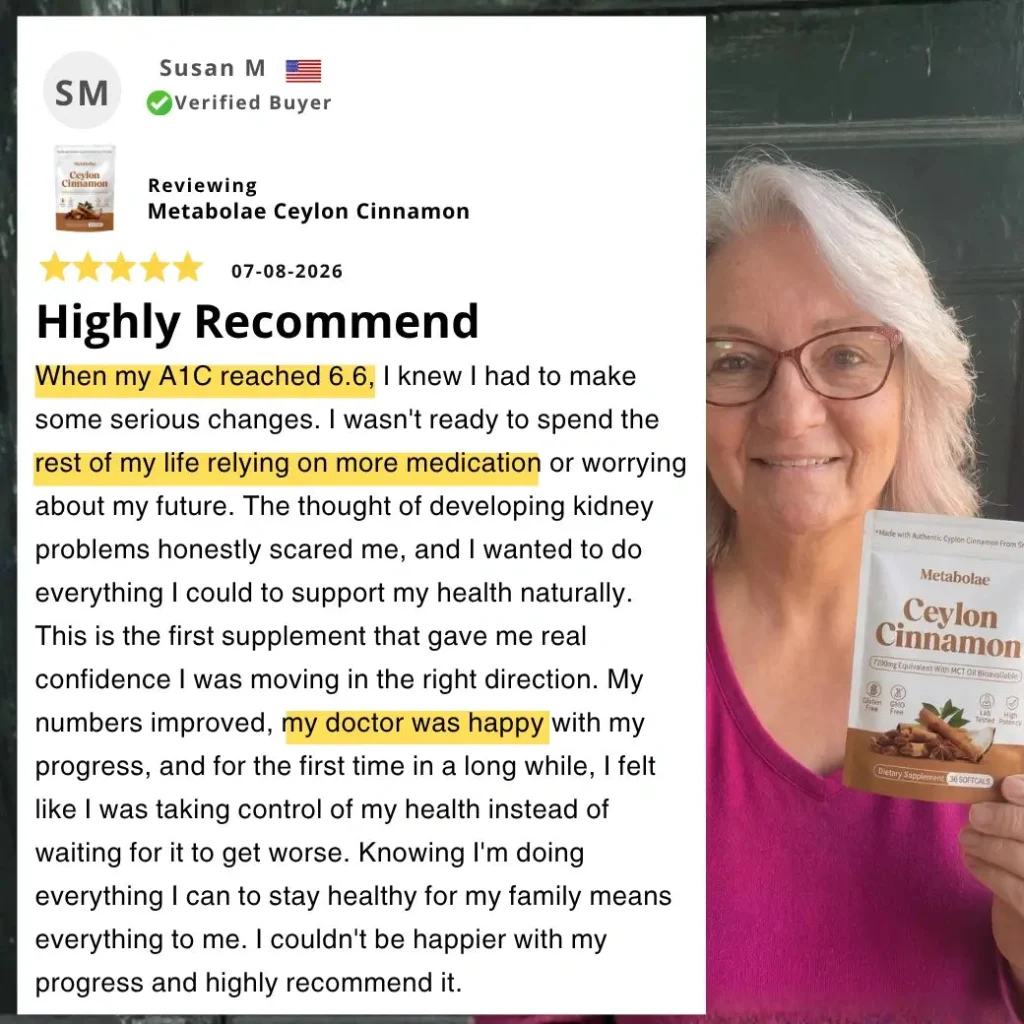 Metabolae Ceylon Cinnamon 7200mg Equivalent with MCT Oil